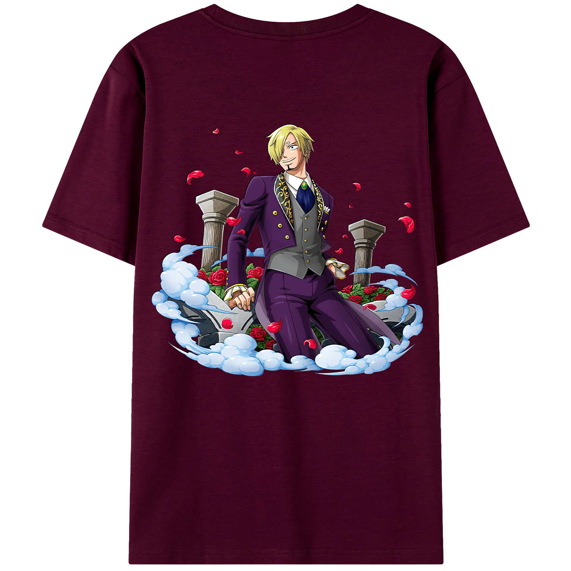 （画像用） ワンピース サンジ ONE PIECE Sanji レディース半袖Tシャツ(バックプリント)
